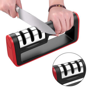 3-Stage Diamond Knife Sharpener Stone