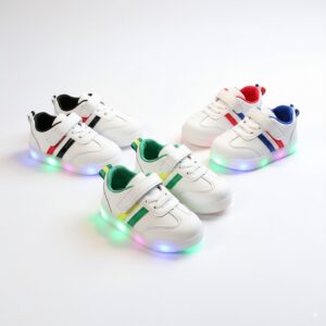 Kimmy White LED Sneakers Shoes